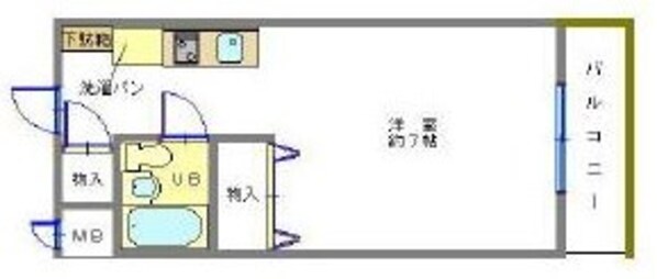 広畑駅 徒歩10分 1階の物件間取画像